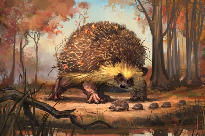 Чагрин. Иллюстрация Евгения Швенка к настольной игре "Cryptic Nature"