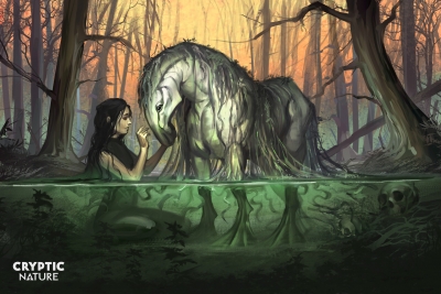 Нъогль. Иллюстрация Евгения Швенка к настольной игре "Cryptic Nature"