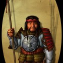 Oriental Dwarf (Korobokuru). Рисунок Фрэнсиса Наварро (Francis RP Navarro)
