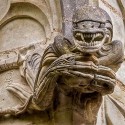 Чужой — горгулья Вифлеемской часовни (Сен-Жан-де-Буазо, Франция)