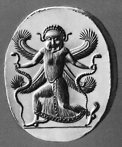 Горгона на древнегреческой гемме V в. до н.э.