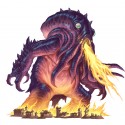 Кайдзю. Иллюстрация Дэйва Олсопа к сеттингу "Pathfinder"