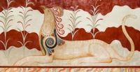 Критский грифон. Роспись Кносского дворца