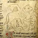 Пантера (Рукопись Моргановской библиотеки в Нью-Йорке Manuscript. M.890, fol. 1v.)