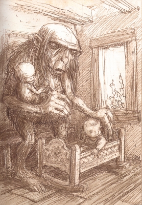 Мамуна. Иллюстрация Павла Зыха (Paweł Zych)