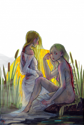 Мавки. Иллюстрация Лидии Магоновой (Ink-Yami)