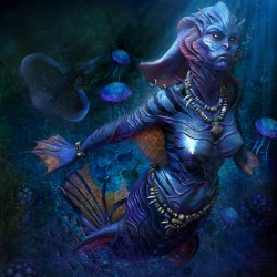 Русалка-mermaid работы Маркуса Даблина (Marcus Dublin)
