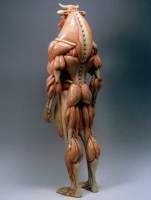 Минотавр. Анатомическая скульптура от Масао Киношиты (вид сзади)