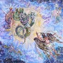 Гаруда добывает aмриту. Картина А.Фанталова