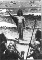 Современный рисунок "Выход Оанна из моря"