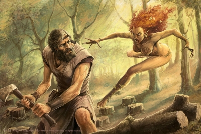 Darkmoon Vale. Иллюстрация Мигеля Регодона Харкнесса (Miguel Regodón Harkness) к сеттингу Pathfinder