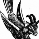 Перитон. Иллюстрация И.А.Кашкуревича к "Книге вымышленных существ" Х.Л.Борхеса