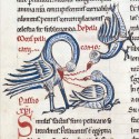 Пеликан, кормящий птенцов. Рукопись XII века