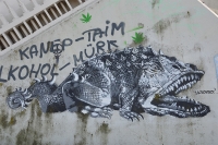 Похьяконн. Граффити Эдварда вон Лонгуса в Тарту