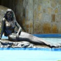 Русалка-бразильянка. Скульптура в Beach Park около Форталезы