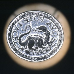 Саламандра. Резьба на печати XVI века