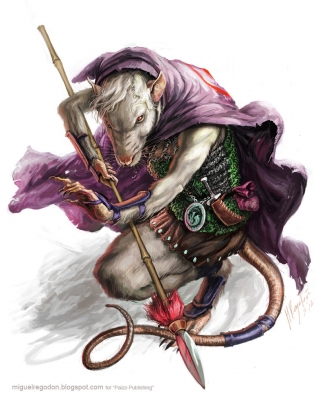 Servant of Lao Shu Po final. Иллюстрация Мигеля Регодона Харкнесса (Miguel Regodón Harkness) к сеттингу Pathfinder