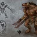 Крысиный огр из мира WarHammer