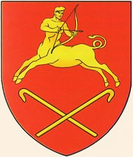 Гиппоцентавр на гербе города Старые Дороги (Беларусь)