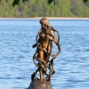 Свитезянка. Скульптура на озере Свитязь, на территории одноименного санатория под Новогрудком