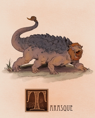 Тараск. Иллюстрация Натана Андерсона (Nathan J. Anderson, "Deimos-Remus")