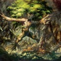Tree Elemental. Иллюстрация Грега Стэйплза к ККИ "Magic: The Gathering"