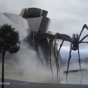"Мама". Статуя гигантского паука (Бильбао, Испания)