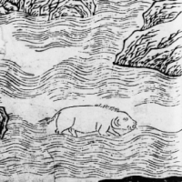 Рыба Сианьфу (Xianfu-Zhiyu). Иллюстрация из "Каталога гор и морей"