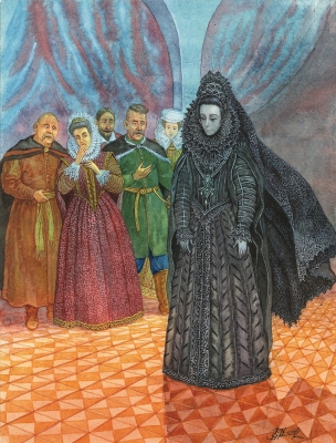 Призрак Черной Панны. Иллюстрация Валерия Славука