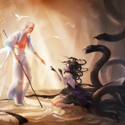 Medusa's Saviour. Иллюстрация Сакими Чан