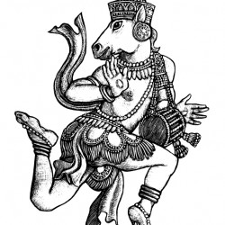 Гандхарвы. Иллюстрация Мерли Инсинга