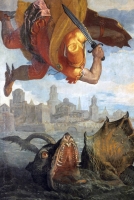 Цетус-кит на фрагменте картины Паоло Веронезе "Персей спасает Андромеду"