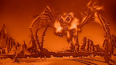 Летучемыший крысопаук из фильма "Сердитая красная планета" (1960)