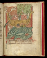 Щиточерепаха (аспидохелон) (Рукопись Британской библиотеки MS Harley 4751, fol. 69r)