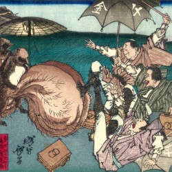 A woodblock print by Yoshitoshi, created in 1881