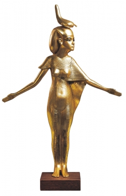 Современная скульптура богини Серкет. Реплика статуи Селкет из гробницы Тутанхамона