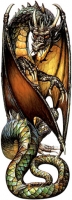 Картина Гюстава Кируэло Кабрала с изображением дракона