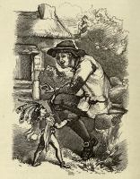 Эллиллон и Раули Пью. Иллюстрация Т.Г.Томаса из книги У.В.Сайкса "Британские гоблины" (1880)