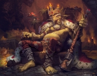 Goblin Lord. Иллюстрация Дмитрия Храповицкого к ККИ "Берсерк"