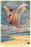 Кин-кинг. Иллюстрация Элис Вудвард к книге Уильяма Рамсея Смита "Мифы и легенды австралийских аборигенов" (1932)