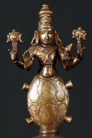 Бронзова статуэтка черепахообразной аватары Вишну (Курма)