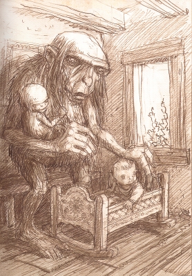 Мамуна. Иллюстрация Павла Зыха (Paweł Zych)