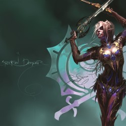 Spectral Dancer. Фан-арт к игре Lineage2