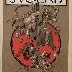 Букентавр, имп и кербер на обложке немецкого журнала "Молодежь" (1896 год)