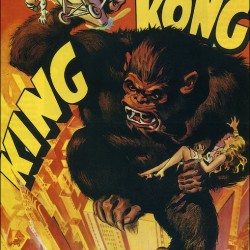 Один из наиболее удачных постеров к фильму "Кинг-Конг" 1933 года