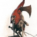 Гоблин из племени Красных Шапок (Red Cap). Иллюстрация Жана-Батиста Монжа