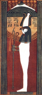 Покровитель мертвых Сокар-Осирис. Папирус Ани (фрагмент)