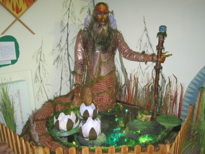 Статуя-кукла водяного Вакуля в Коми-пермяцком краеведческом музее имени П.И. Субботина
