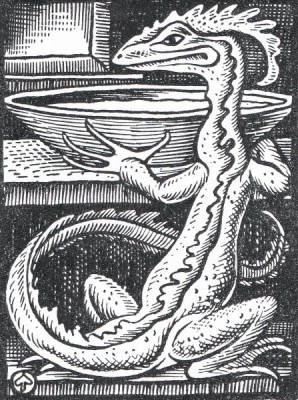 Молочный змей. Рисунок Мерчина Новак-Нехорньского
