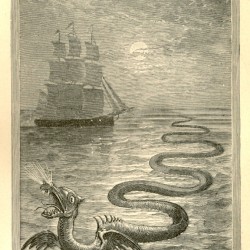 Морской змей. Рисунок Ганса Эгидиуса
